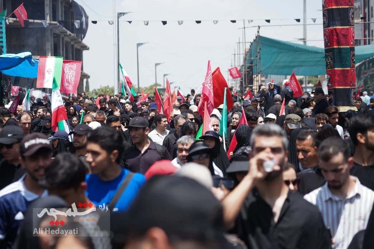 طنین عشق و دلدادگی اربعینی در تهران +تصاویر — تصویر 44