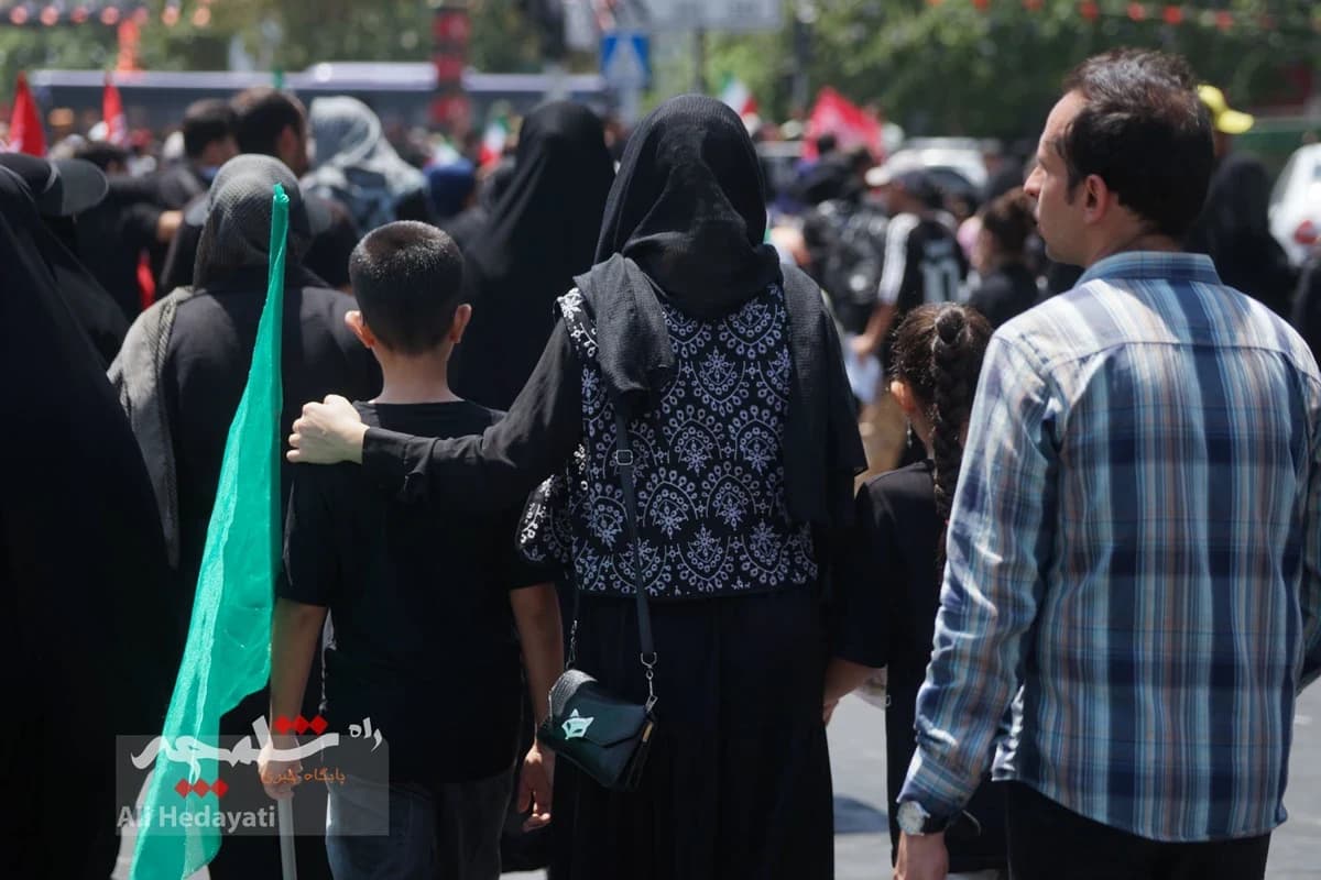 طنین عشق و دلدادگی اربعینی در تهران +تصاویر — تصویر 46