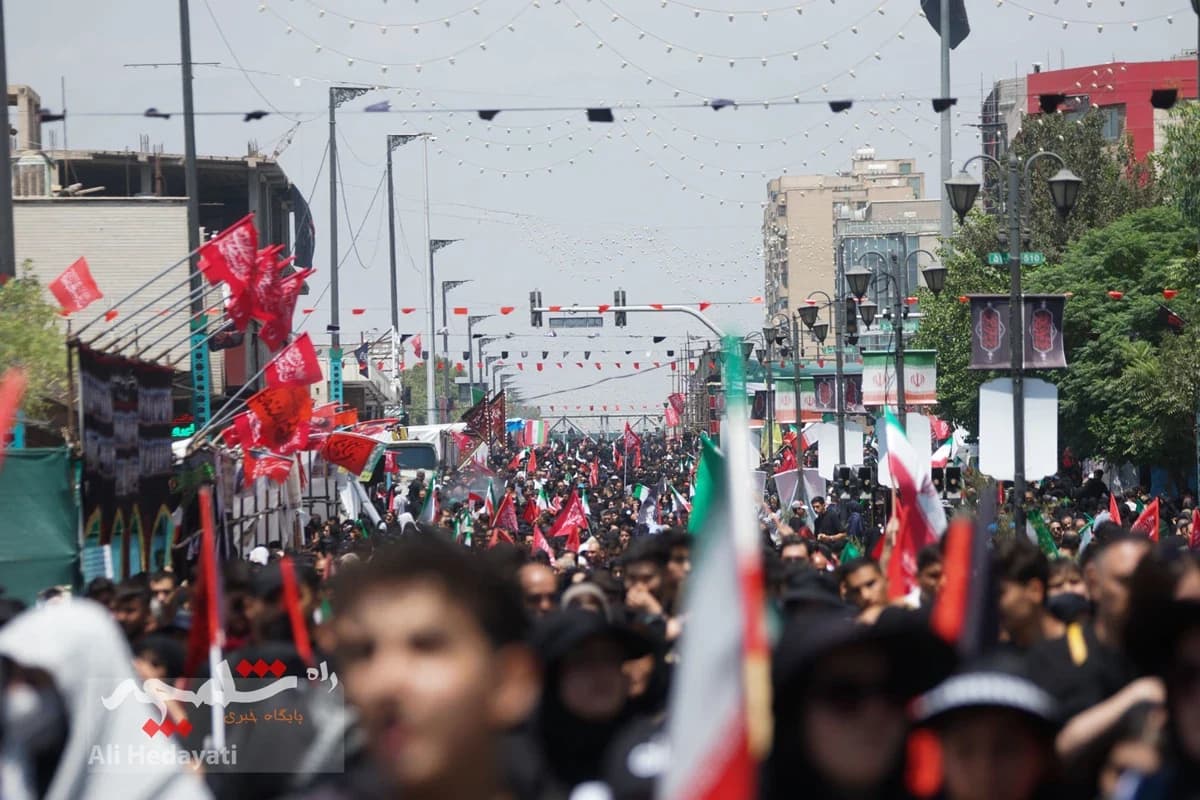 طنین عشق و دلدادگی اربعینی در تهران +تصاویر — تصویر 57