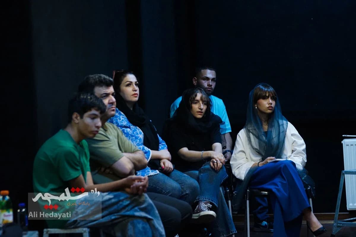 تمرین تئاتر «واگن ۱۵۰» روایتی از یک آزمایش روانشناختی در متروی تهران +تصاویر — تصویر 5