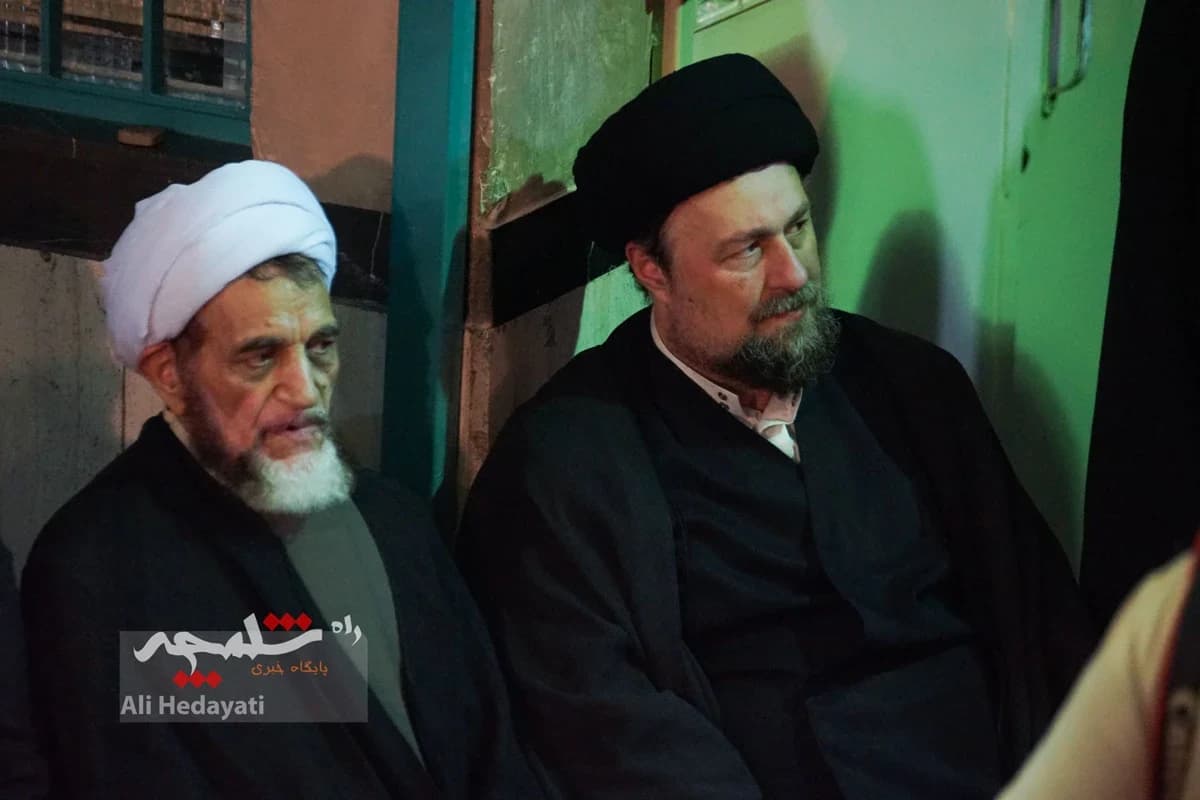 چه کسانی در مراسم ختم مادر همسر سیدحسن خمینی حضور داشتند؟ +تصاویر — تصویر 24