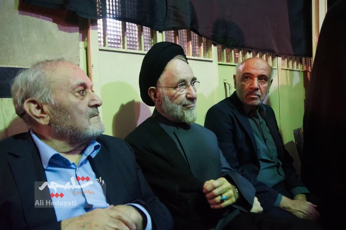 چه کسانی در مراسم ختم مادر همسر سیدحسن خمینی حضور داشتند؟ +تصاویر — تصویر 46
