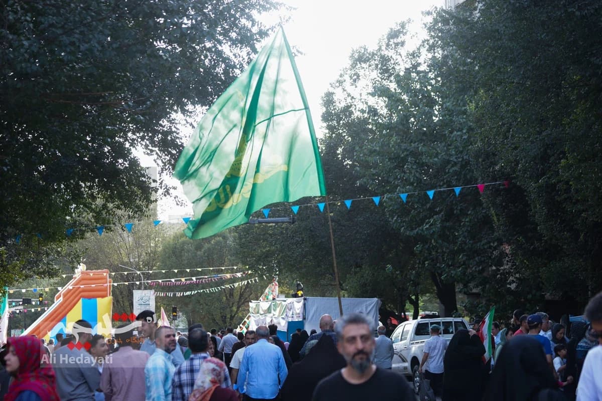 جشن «امت احمد» از میدان هفت تیر تا میدان ولیعصر(عج) +تصاویر — تصویر 3