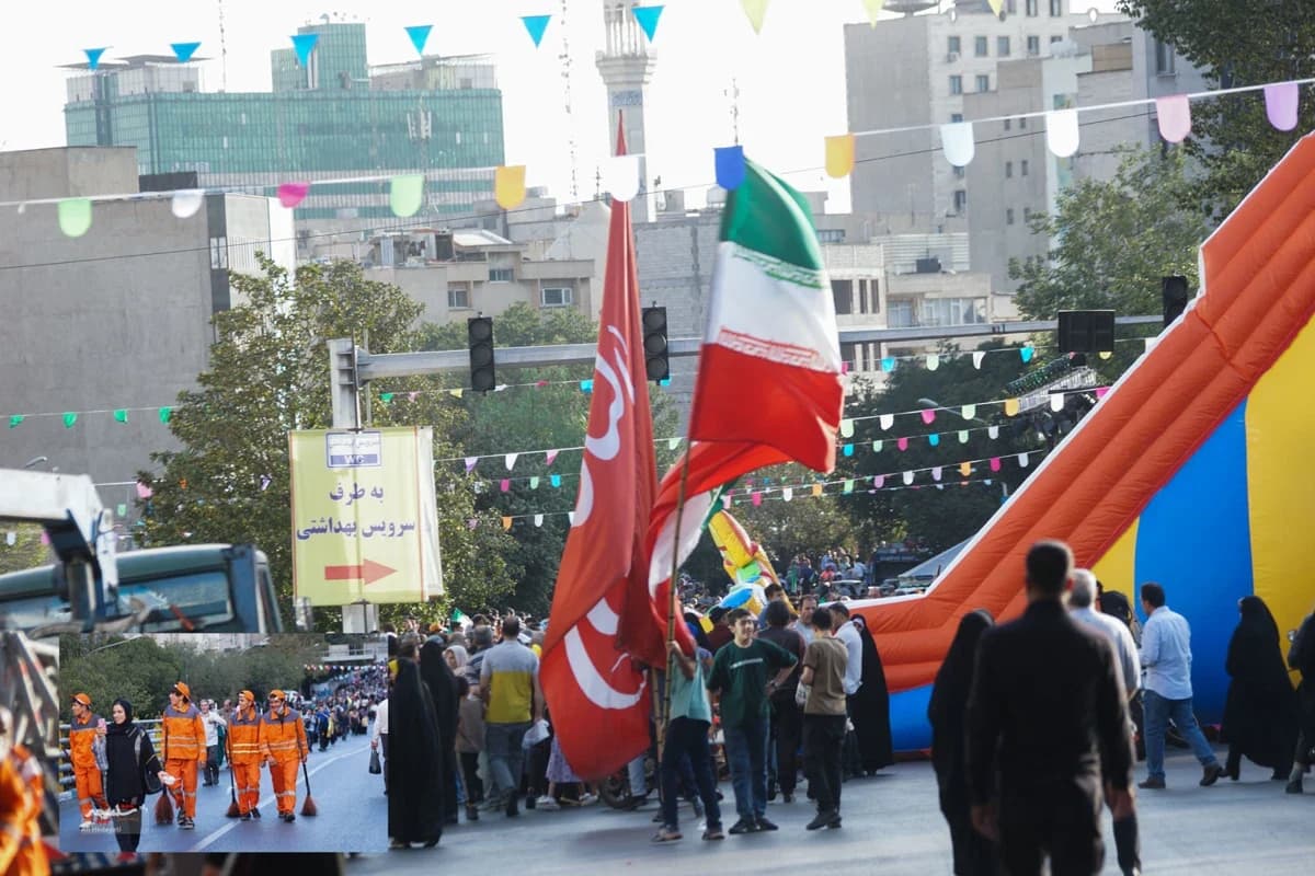 جشن «امت احمد» از میدان هفت تیر تا میدان ولیعصر(عج) +تصاویر — تصویر 6