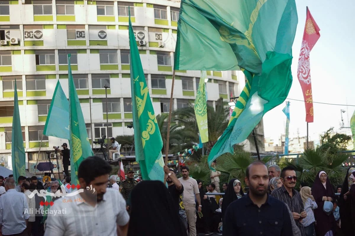 جشن «امت احمد» از میدان هفت تیر تا میدان ولیعصر(عج) +تصاویر — تصویر 22