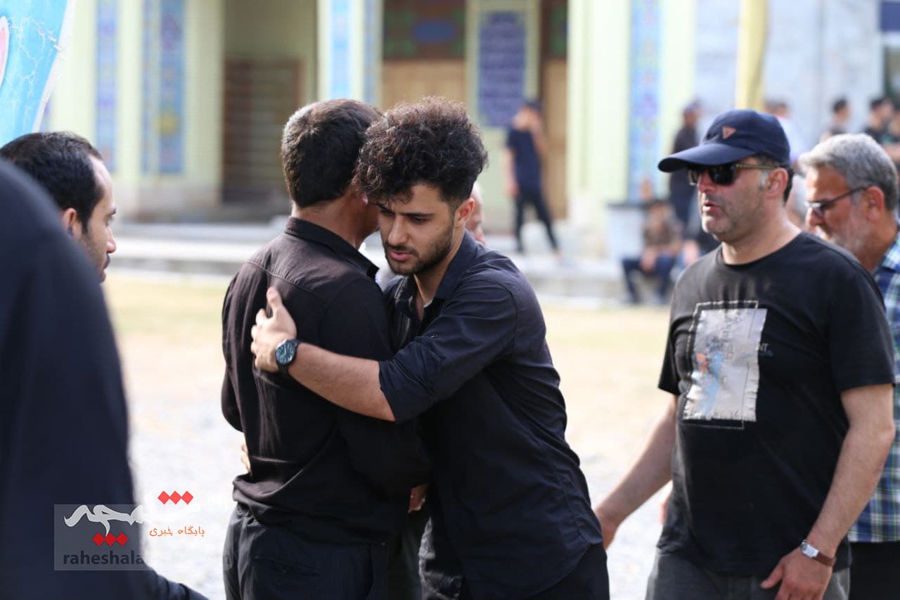 مراسم تشییع بازیکن تیم شهرداری همدان برگزار شد +تصاویر و فیلم — تصویر 5