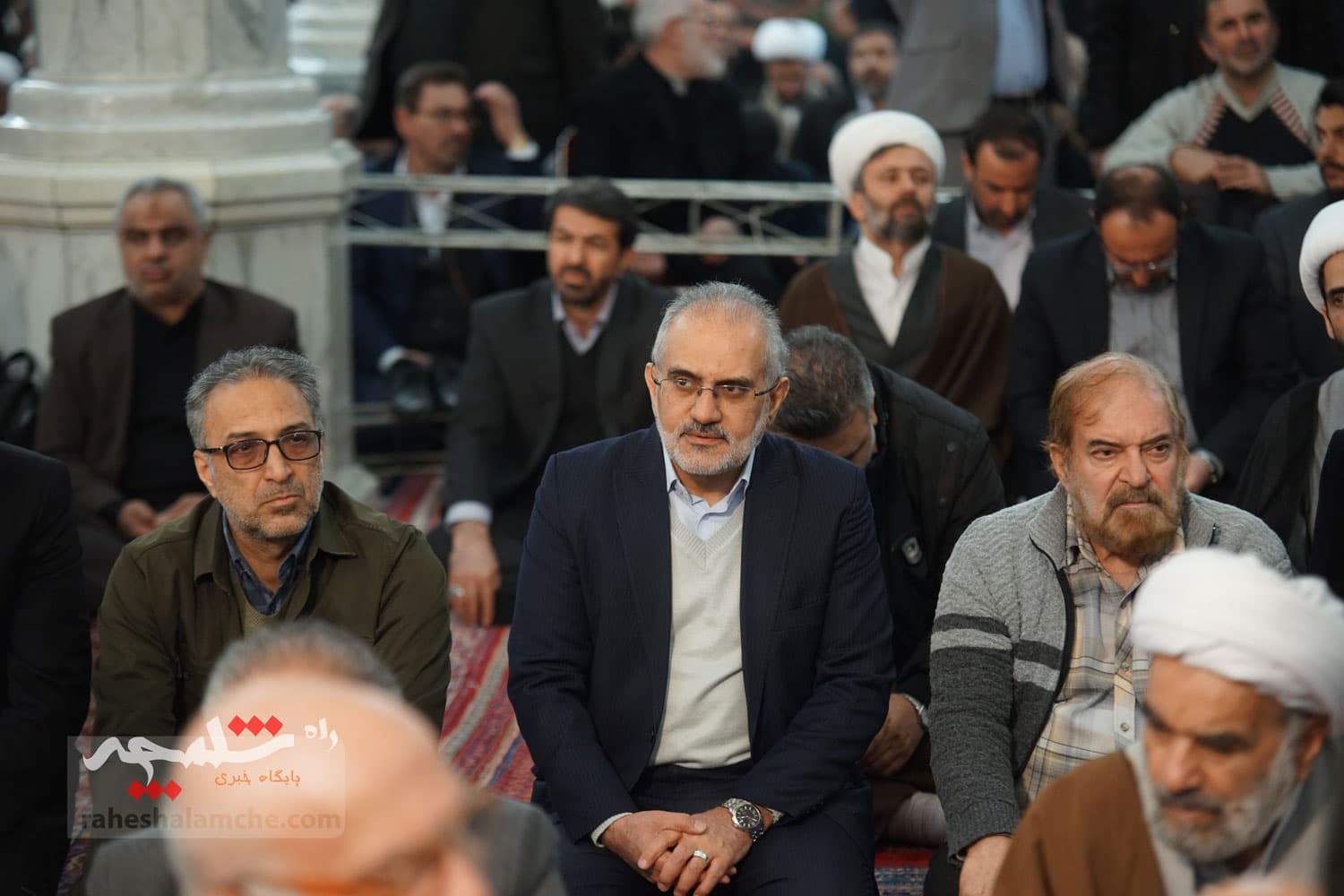 همه شخصیتهایی که در مراسم گرامیداشت شهدای عدالت حضور داشتند +تصاویر — تصویر 100