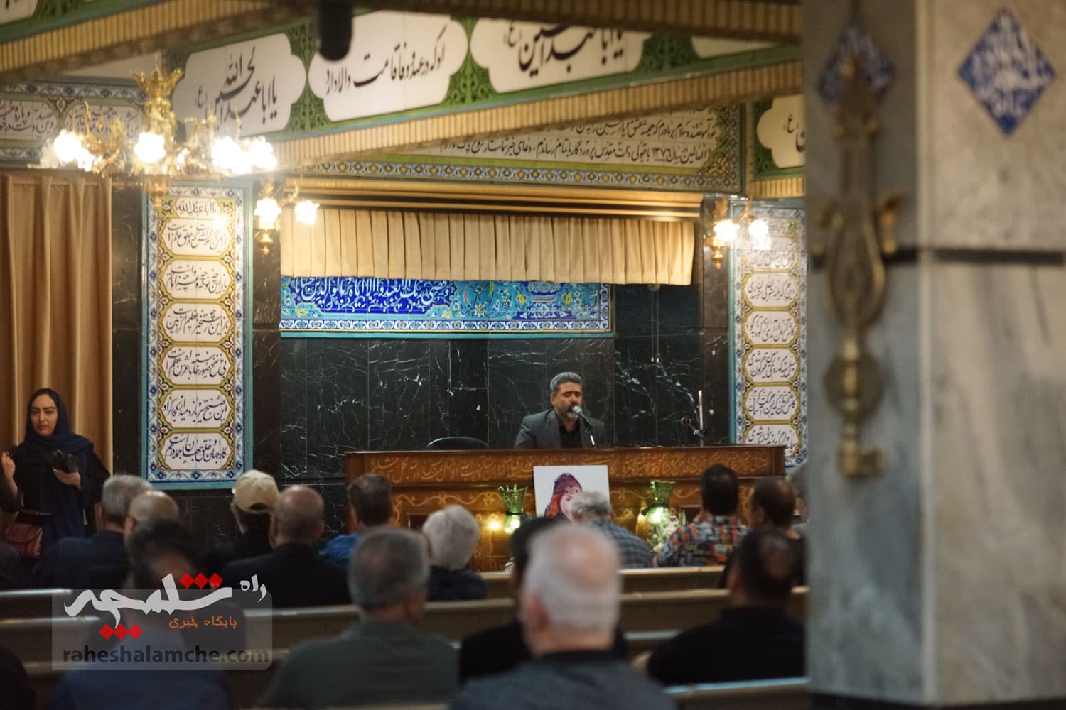 همه چهرههای مشهوری که در مراسم ختم زهره حمید حضور داشتند +تصاویر — تصویر 111