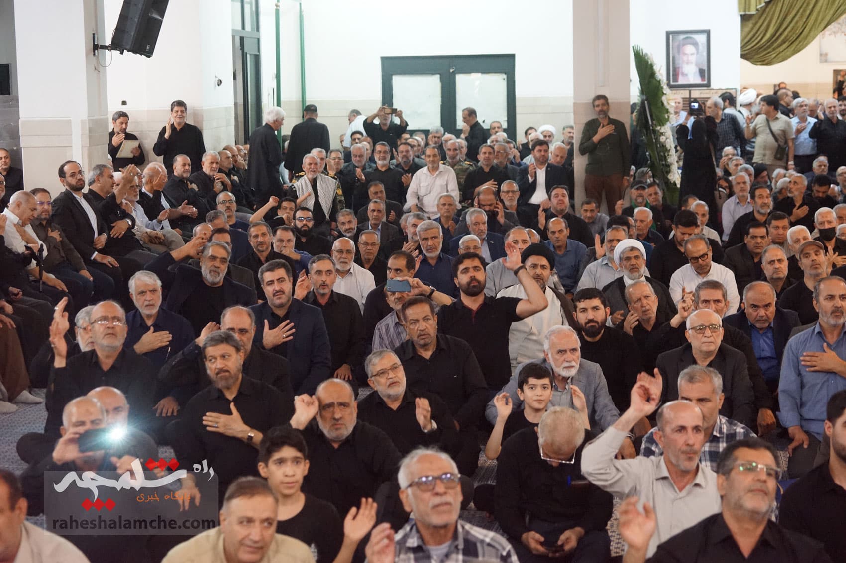 مراسم چهلمین روز شهادت سپهبد غلامعلی رشید برگزار شد +تصاویر — تصویر 70