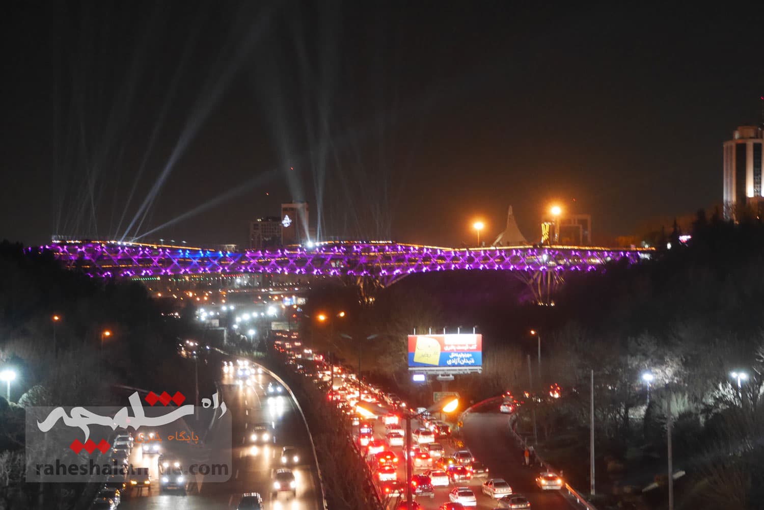 مراسم بزرگترین نورافشانی کشور در پل طبیعت برگزار شد +تصاویر — تصویر 3
