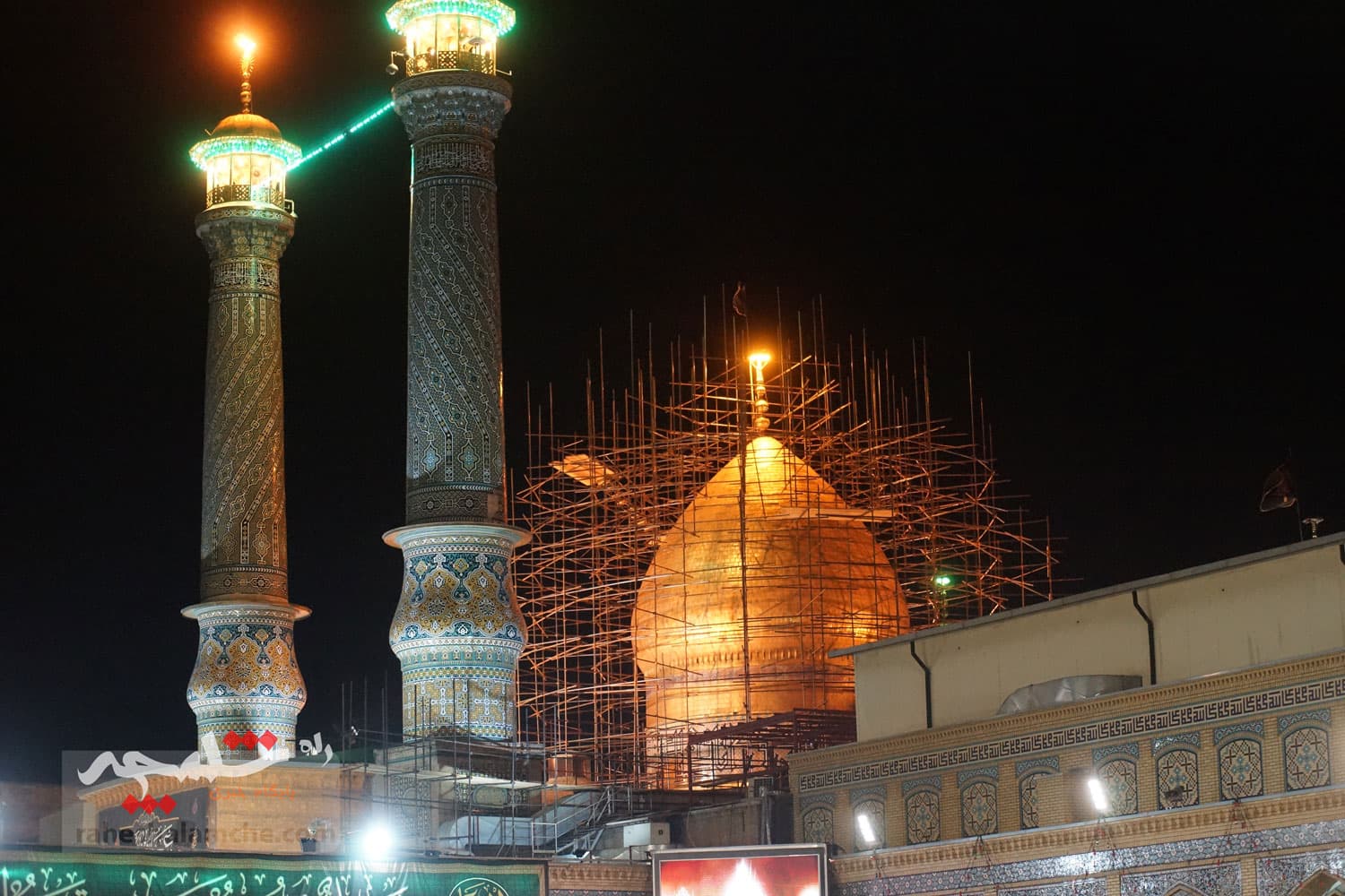 طنین نجوای «الهی العفو» دومین شب قدر در حرم عبدالعظیم حسنی(ع) +تصاویر — تصویر 4