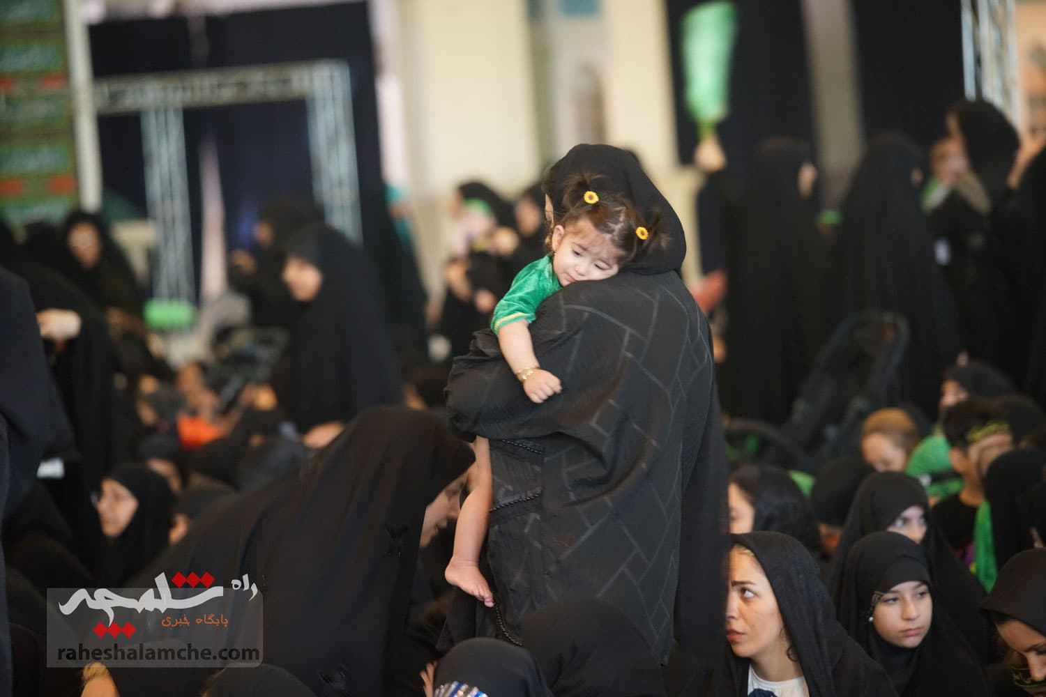اجتماع بزرگ شیرخوارگان حسینی به یاد کودکان غزه + تصاویر — تصویر 2