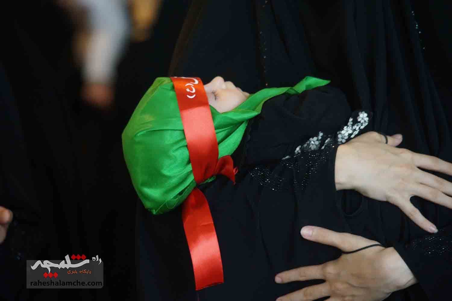 اجتماع بزرگ شیرخوارگان حسینی به یاد کودکان غزه + تصاویر — تصویر 61