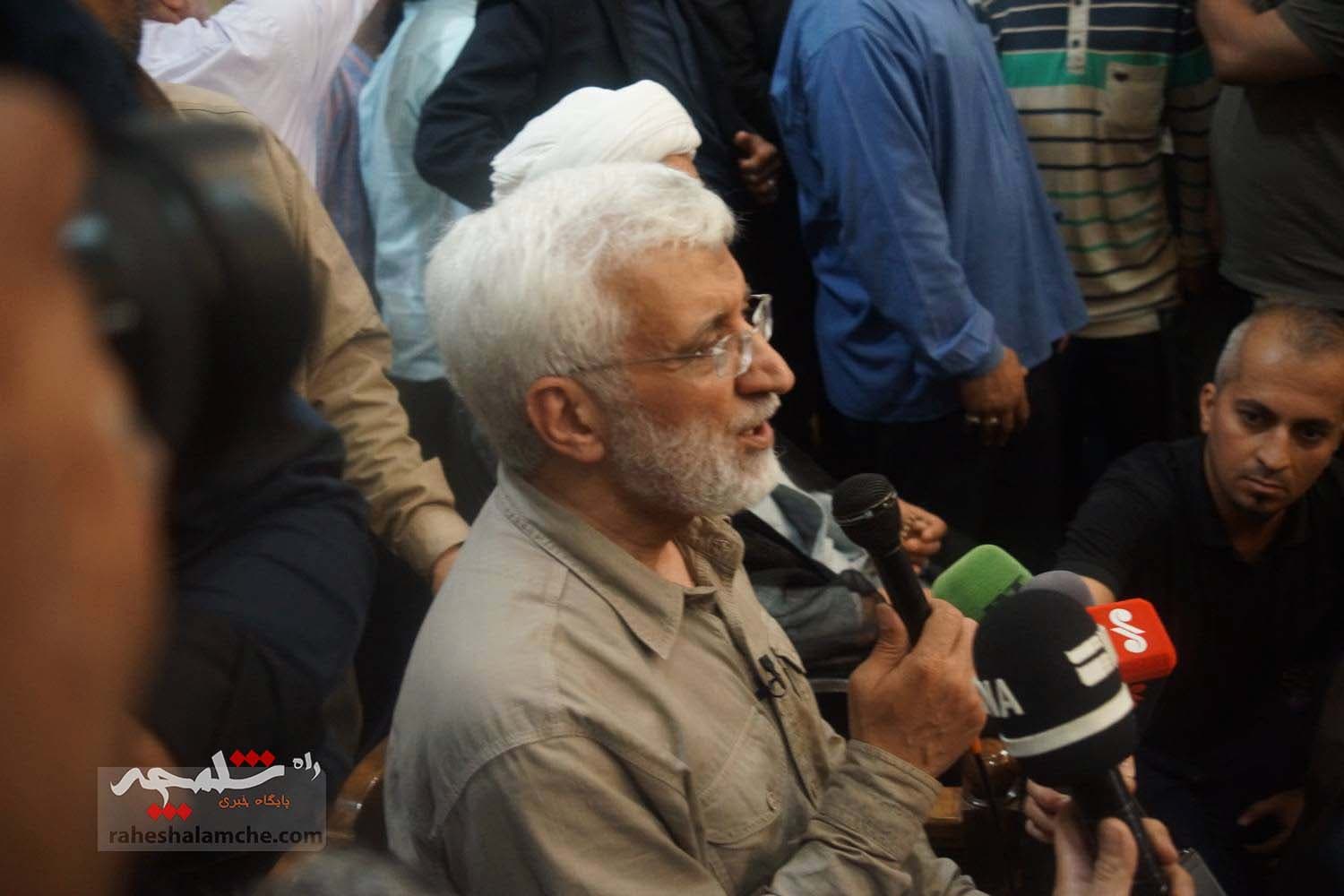 سعید جلیلی به بازار بزرگ تهران رفت +تصاویر — تصویر 12