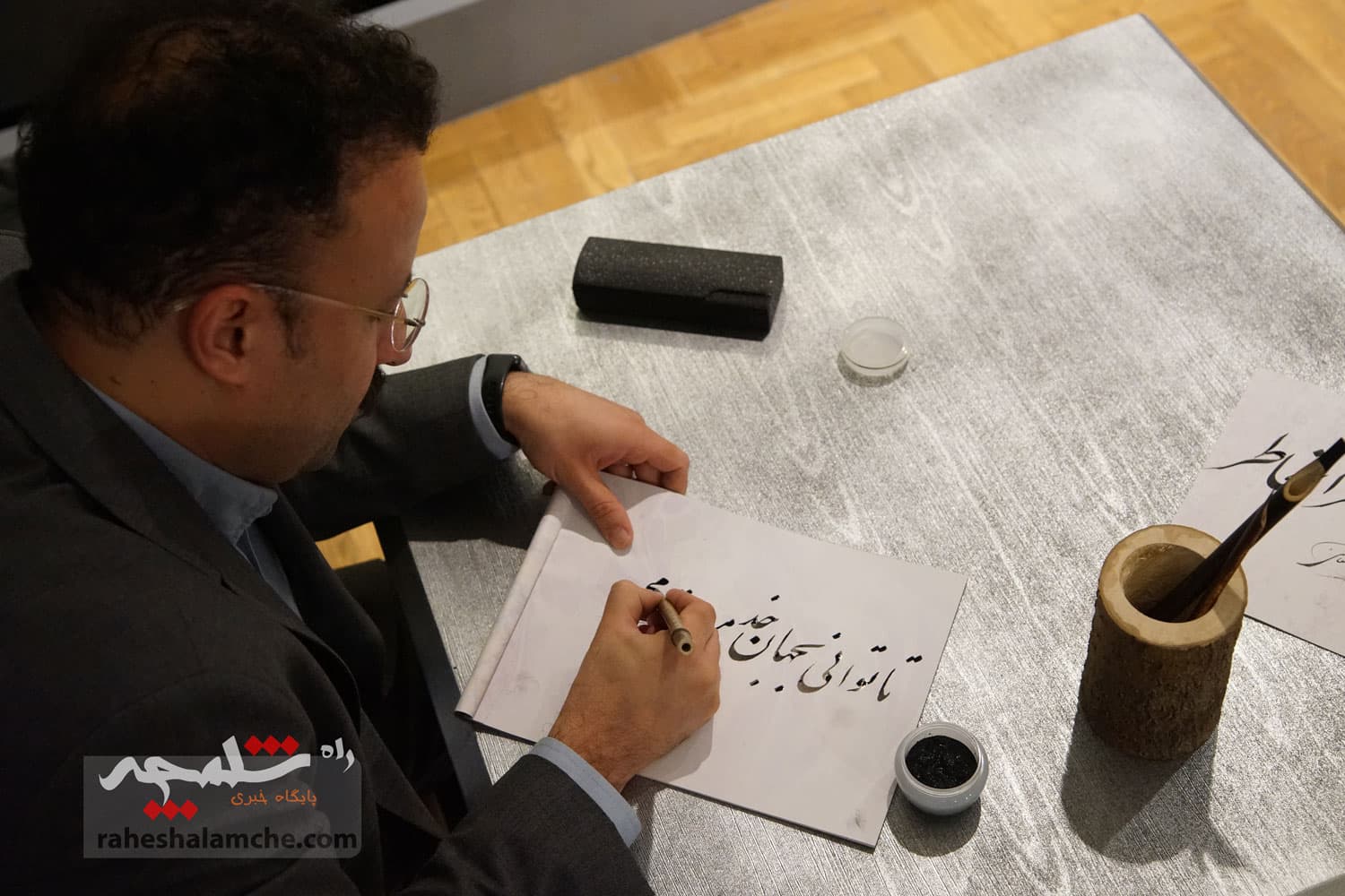 نمایشگاه آثار استاد «عمادالکتاب» افتتاح شد +تصاویر — تصویر 62