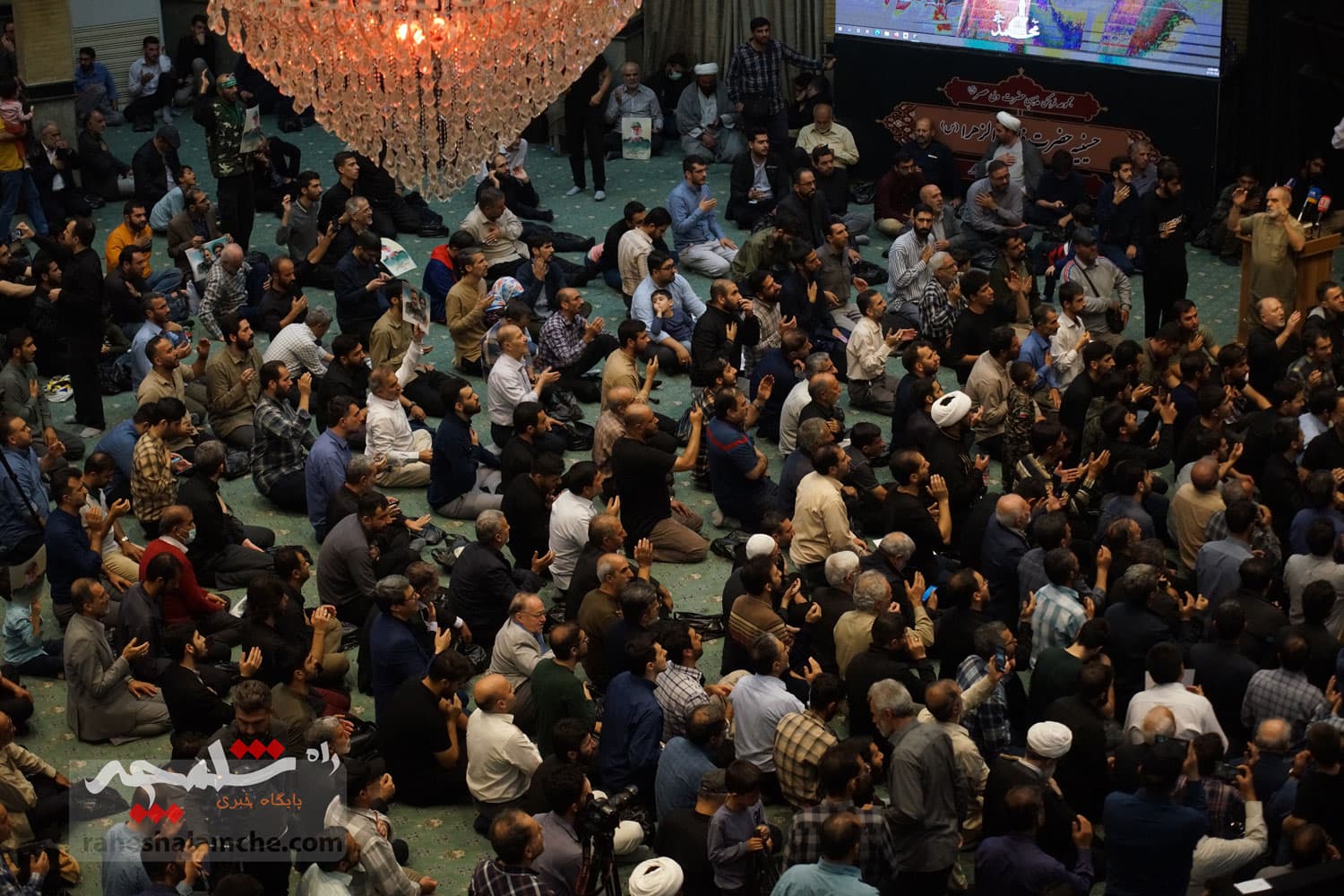 وداع باشکوه با پیکر مطهر شهید راه قدس +تصاویر — تصویر 43