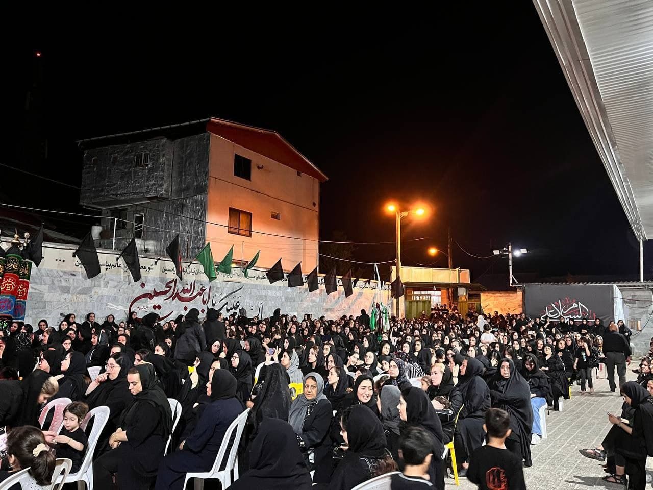 اقامه عزای باشکوه دهه اول محرم در حسینیه مرکزی قادیکلای سوادکوه +تصاویر — تصویر 23