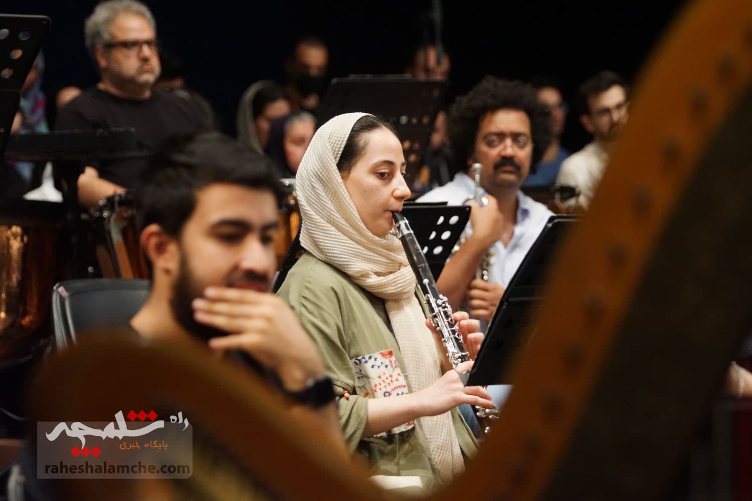 تمرین ارکستر سمفونیک در تالار وحدت تهران +تصاویر — تصویر 81