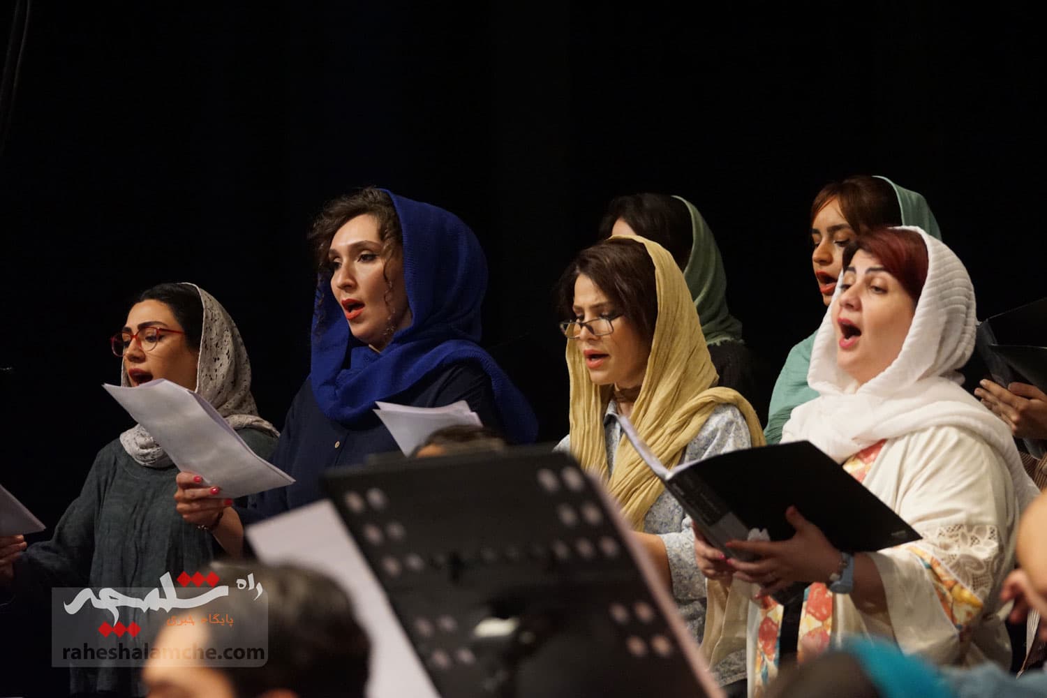 تمرین ارکستر سمفونیک در تالار وحدت تهران +تصاویر — تصویر 63