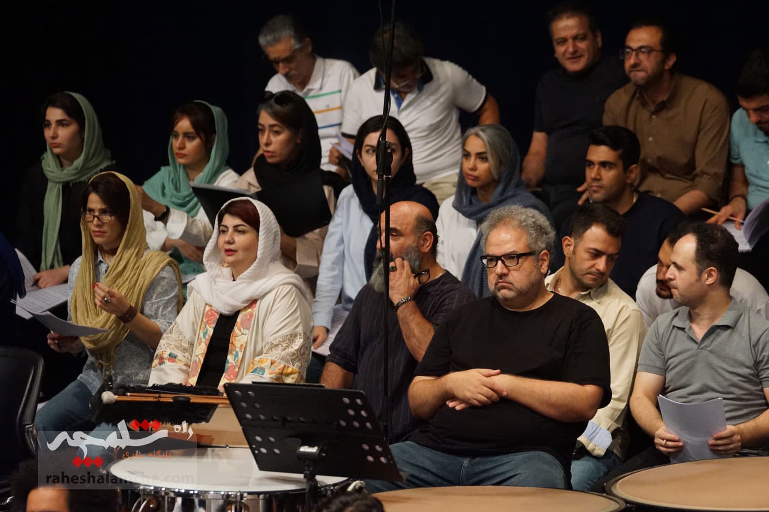 تمرین ارکستر سمفونیک در تالار وحدت تهران +تصاویر — تصویر 28