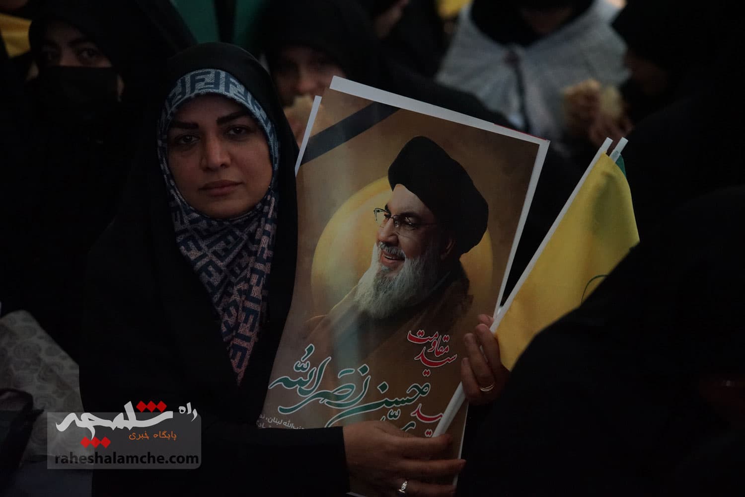 مراسم گرامیداشت شهید سیدحسن نصرالله در مصلی تهران برگزار شد +تصاویر — تصویر 68