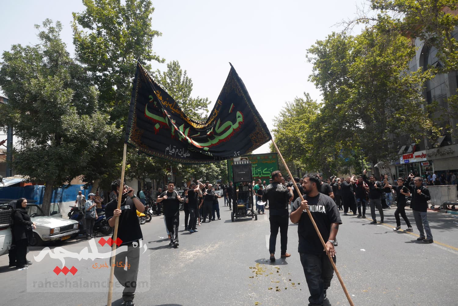 دسته عزادارای خاص در تهران +تصاویر — تصویر 83