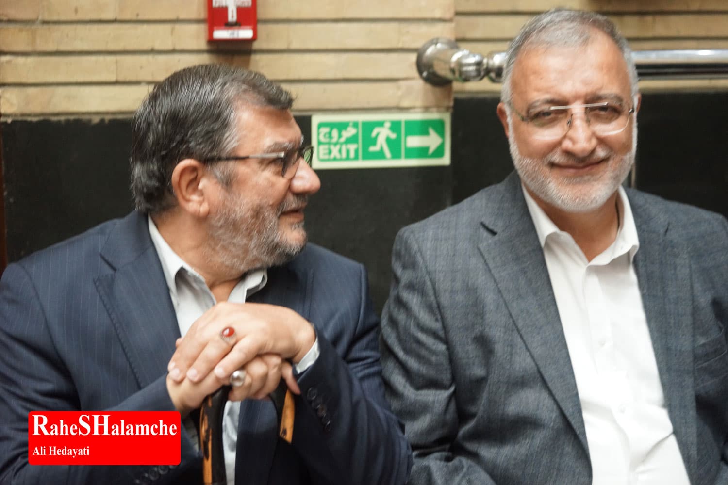 چه کسانی در مراسم ترحیم مادر حداد عادل بودند؟ +تصاویر — تصویر 100