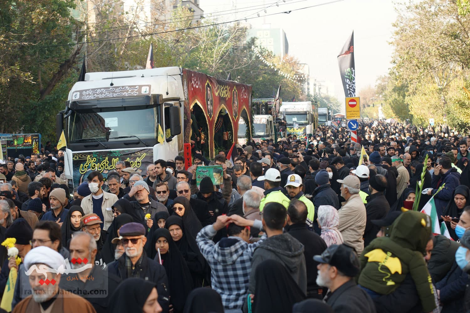 وداع با شکوه مردم ایران اسلامی با شهدای گمنام +تصاویر — تصویر 14