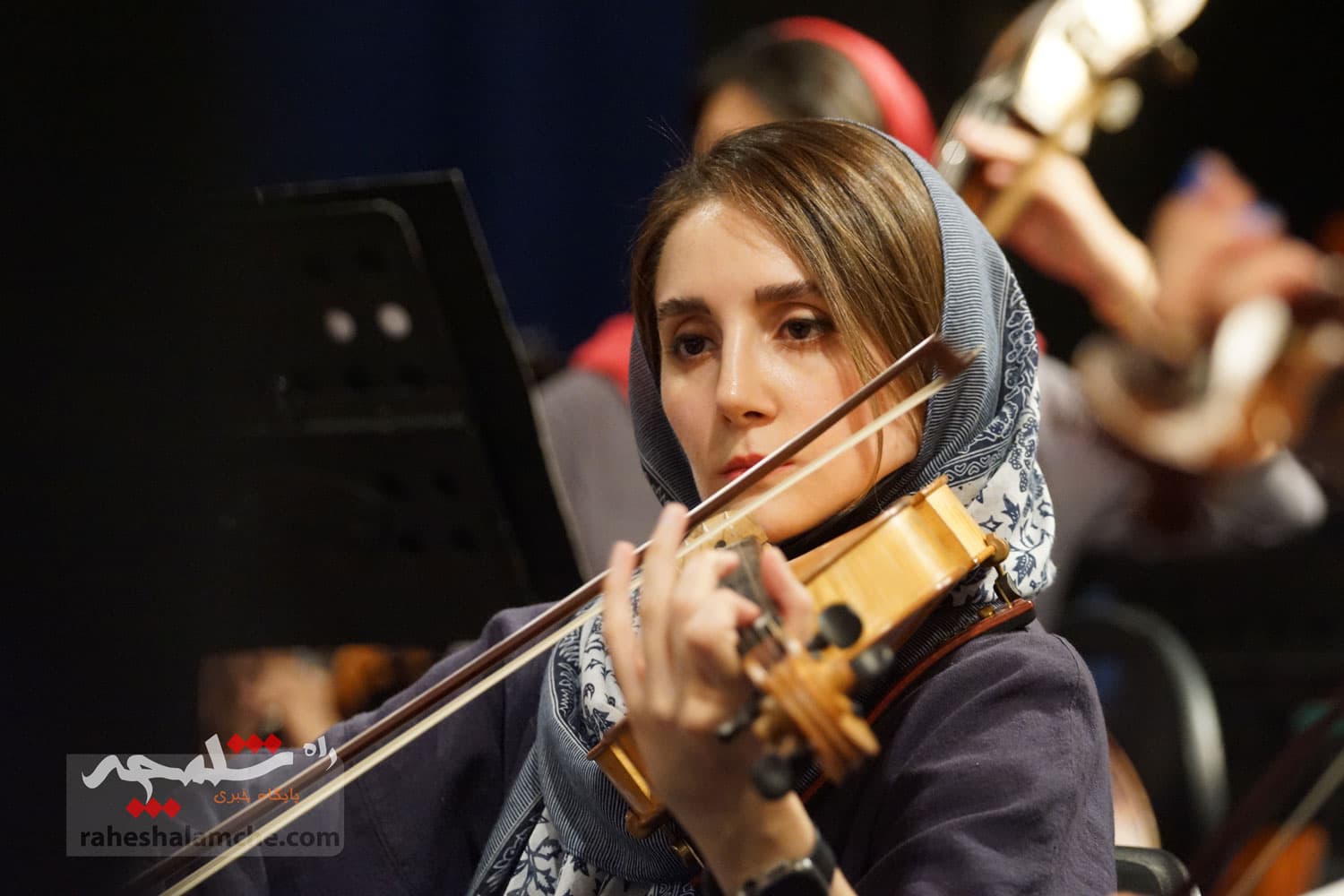 تمرین ارکستر سمفونیک در تالار وحدت تهران +تصاویر — تصویر 86