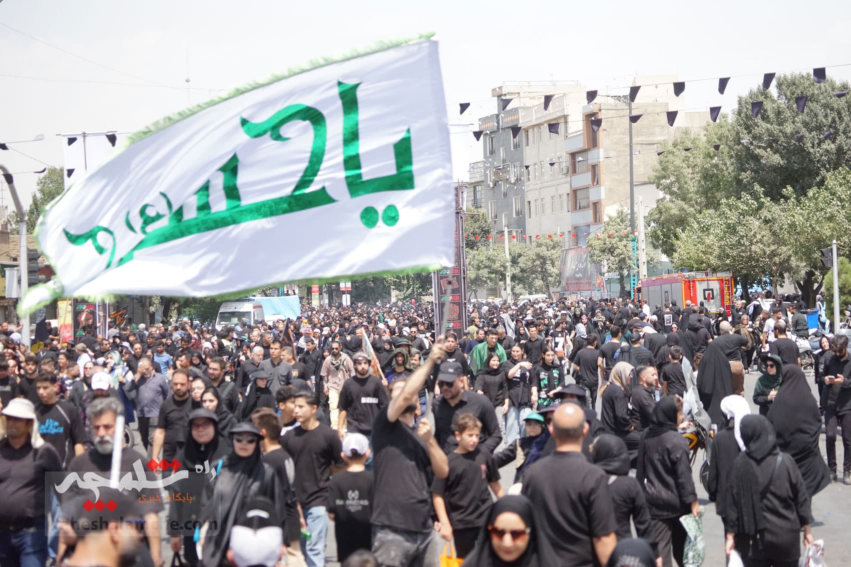 جاماندگان پیاده اربعین حسینی در تهران +تصاویر — تصویر 57