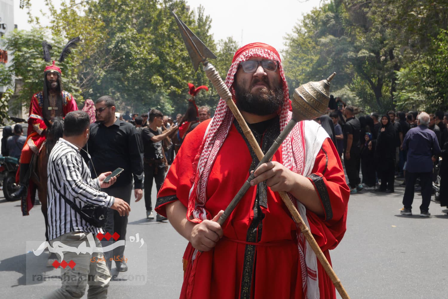 دسته عزادارای خاص در تهران +تصاویر — تصویر 46