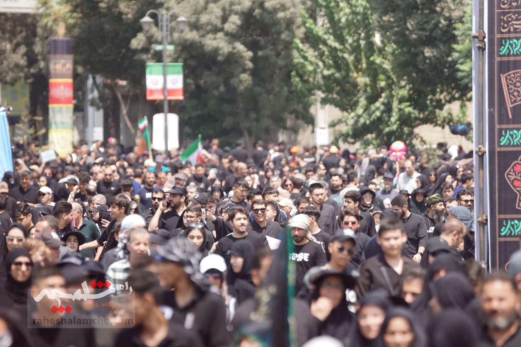 جاماندگان پیاده اربعین حسینی در تهران +تصاویر — تصویر 47