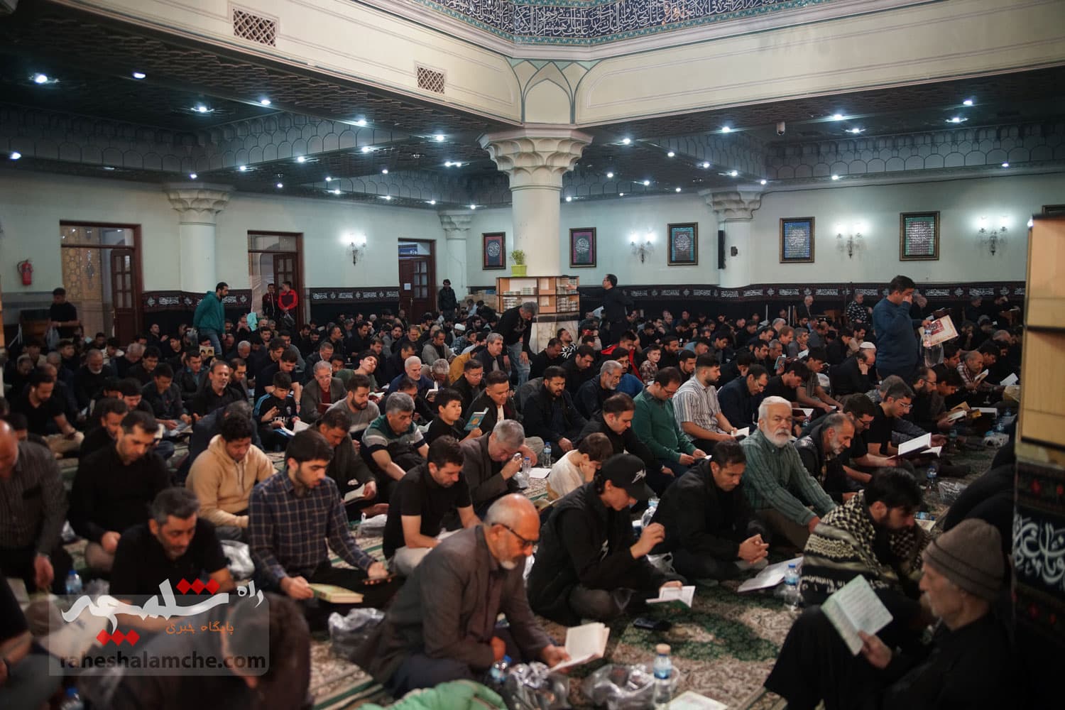طنین نجوای «الهی العفو» دومین شب قدر در حرم عبدالعظیم حسنی(ع) +تصاویر — تصویر 19