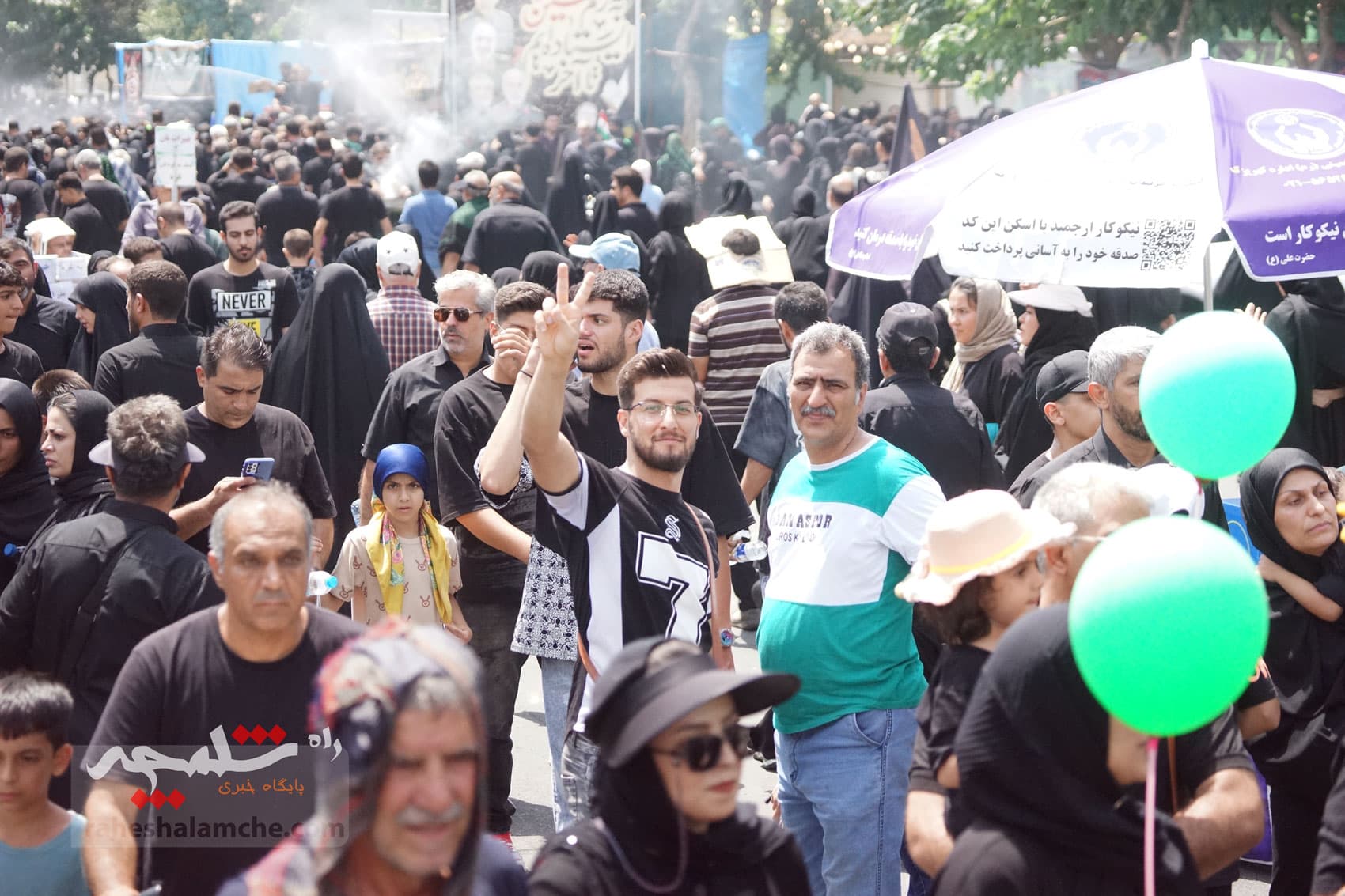 جاماندگان پیاده اربعین حسینی در تهران +تصاویر — تصویر 58