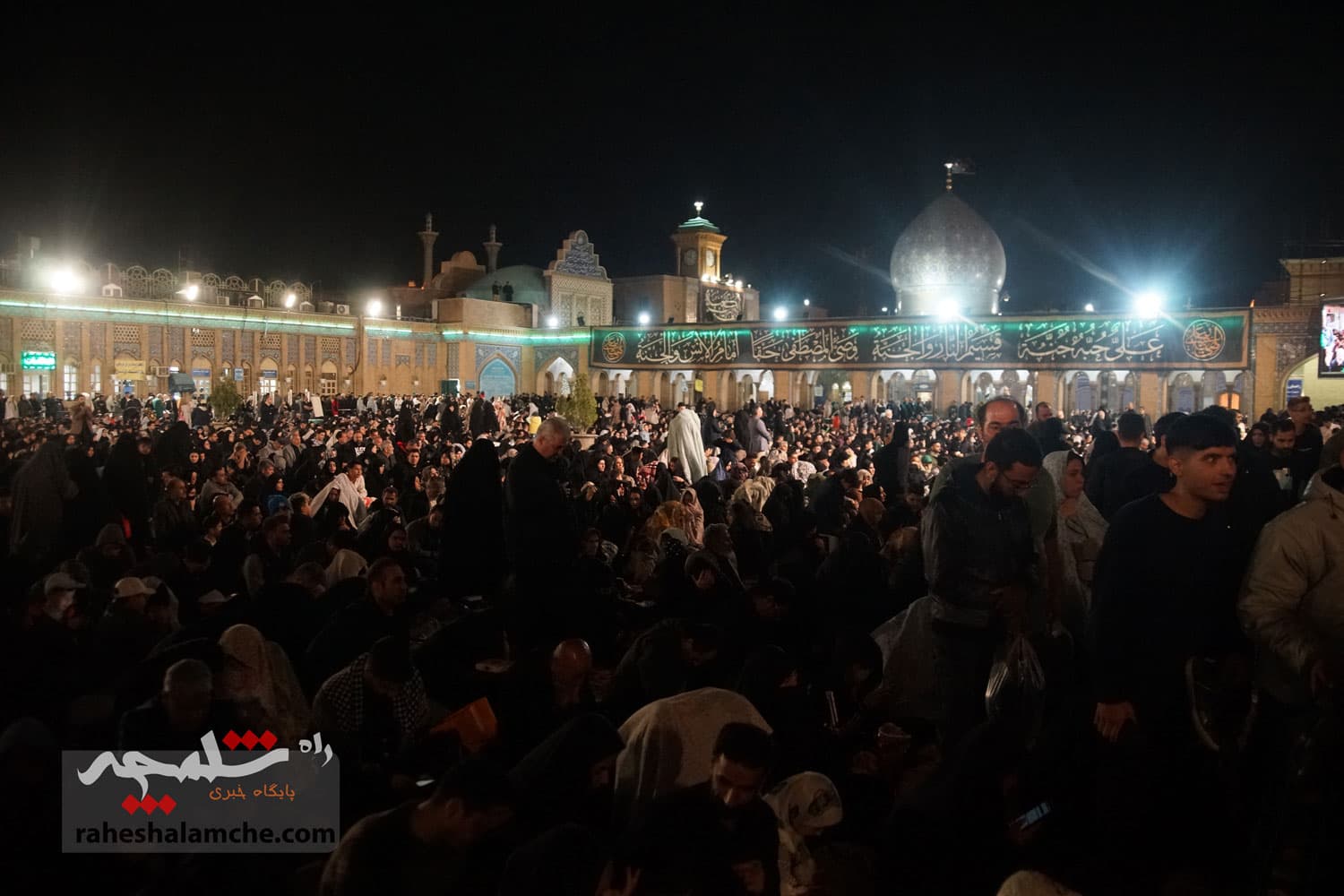 طنین نجوای «الهی العفو» دومین شب قدر در حرم عبدالعظیم حسنی(ع) +تصاویر — تصویر 58