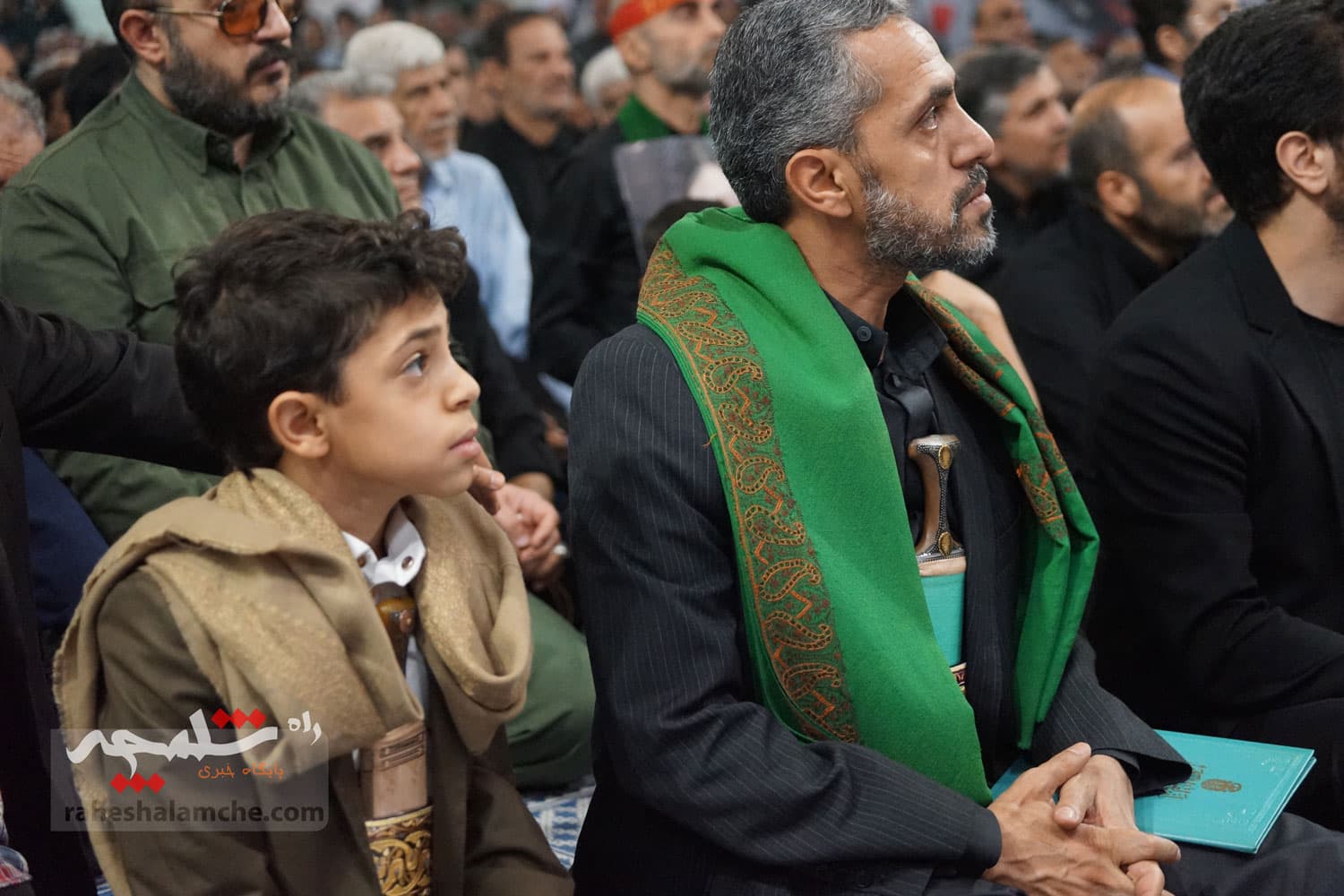 در مراسم اربعین سردار شهید سلامی چه کسانی بودند؟ +تصاویر — تصویر 46