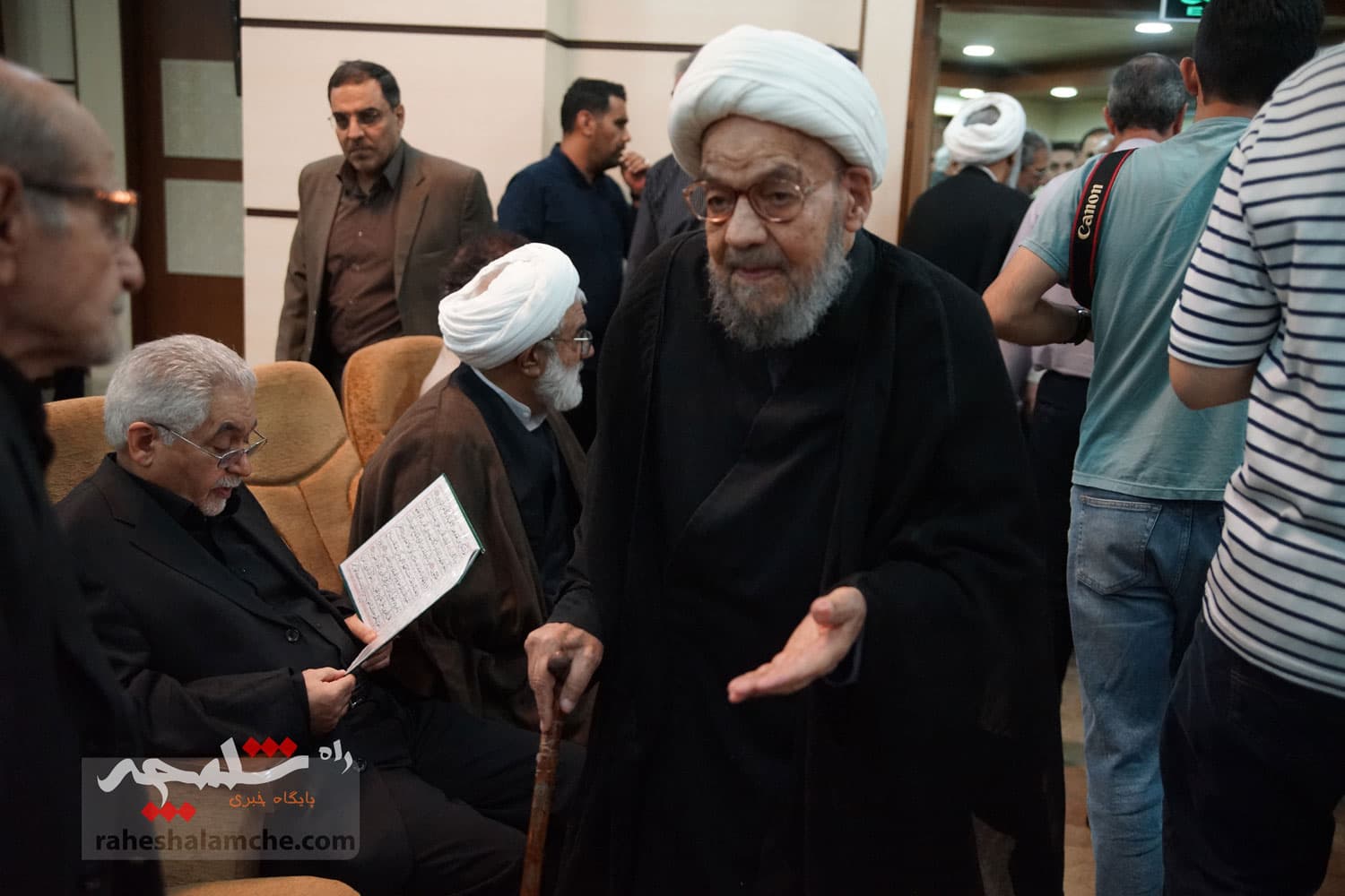 گزارش تصویری اختصاصی راه شلمچه از مراسم ختم حاج حبیبالله پورمحمدی — تصویر 27