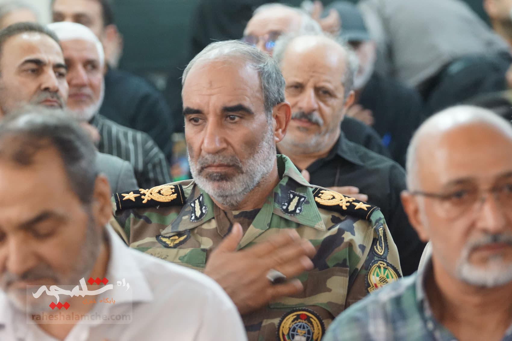 مراسم چهلمین روز شهادت سپهبد غلامعلی رشید برگزار شد +تصاویر — تصویر 60