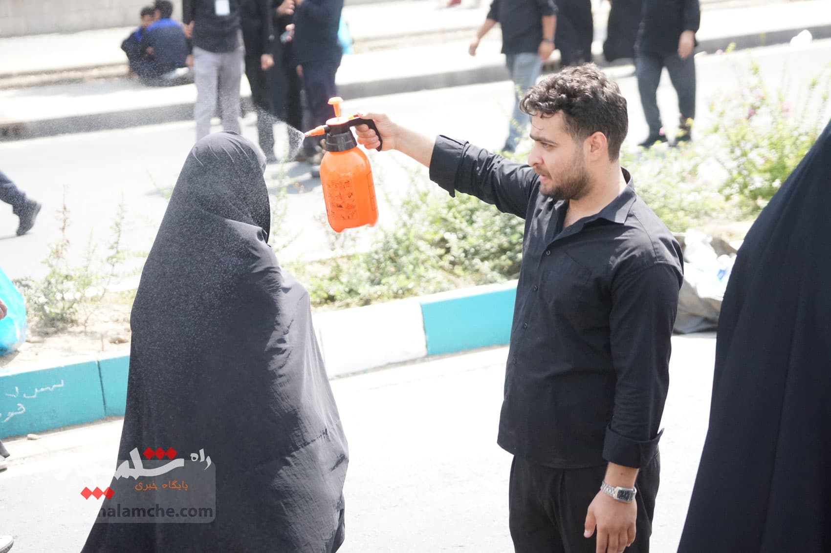 جاماندگان پیاده اربعین حسینی در تهران +تصاویر — تصویر 16