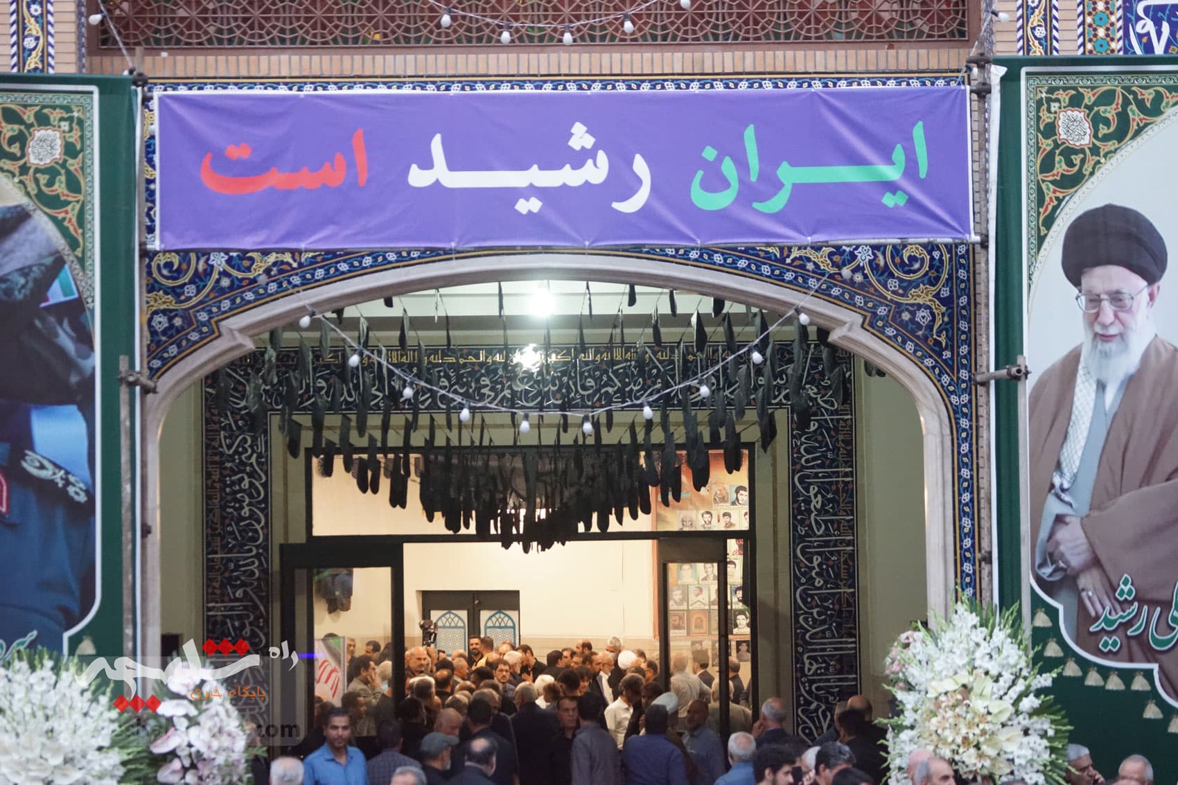 مراسم چهلمین روز شهادت سپهبد غلامعلی رشید برگزار شد +تصاویر — تصویر 80