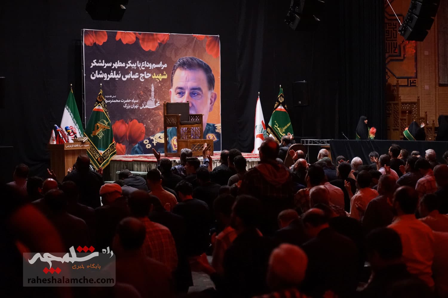 وداع باشکوه با پیکر مطهر شهید راه قدس +تصاویر — تصویر 7