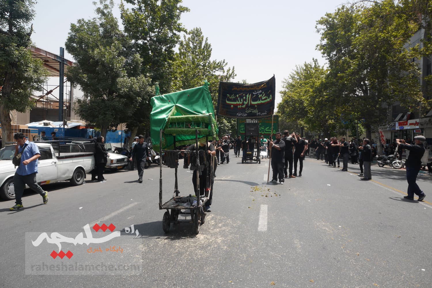 دسته عزادارای خاص در تهران +تصاویر — تصویر 82