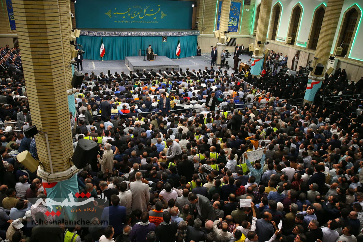 دیدار هزاران کارگر با رهبر انقلاب +تصاویر — تصویر 49