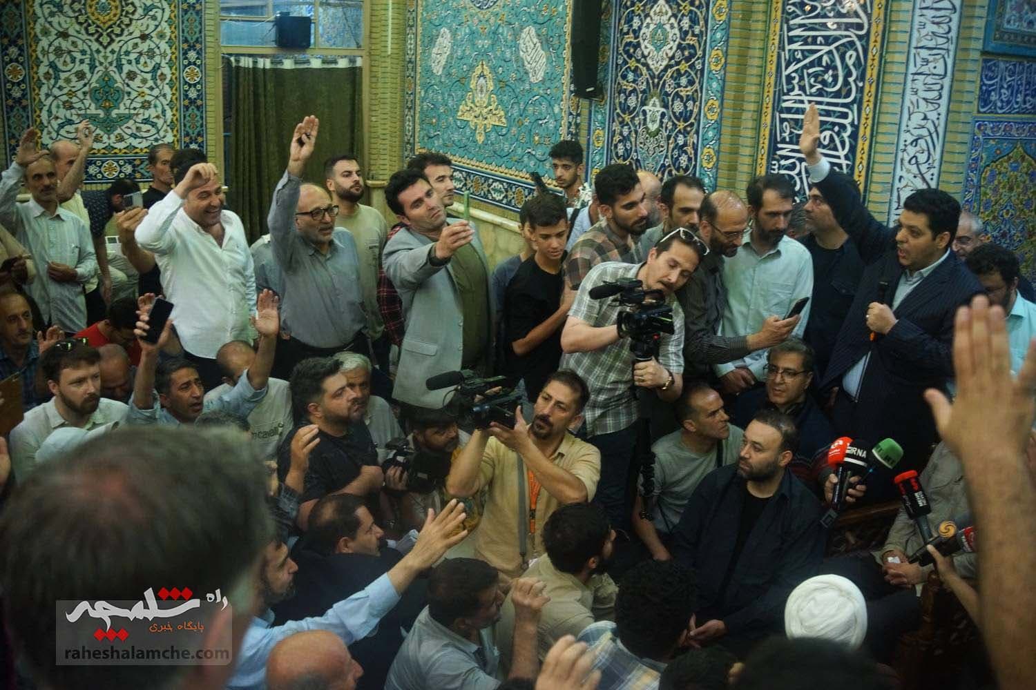 سعید جلیلی به بازار بزرگ تهران رفت +تصاویر — تصویر 17