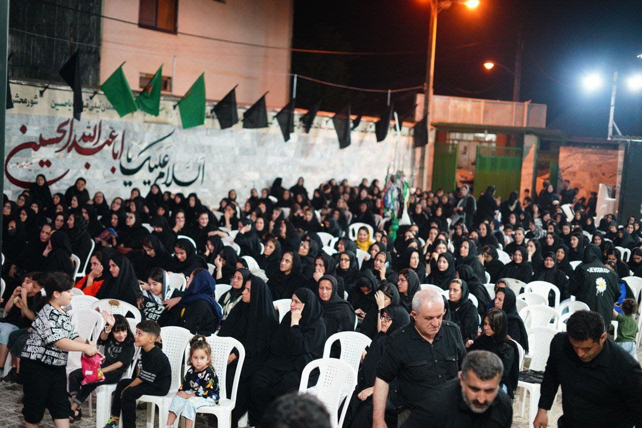اقامه عزای باشکوه دهه اول محرم در حسینیه مرکزی قادیکلای سوادکوه +تصاویر — تصویر 13