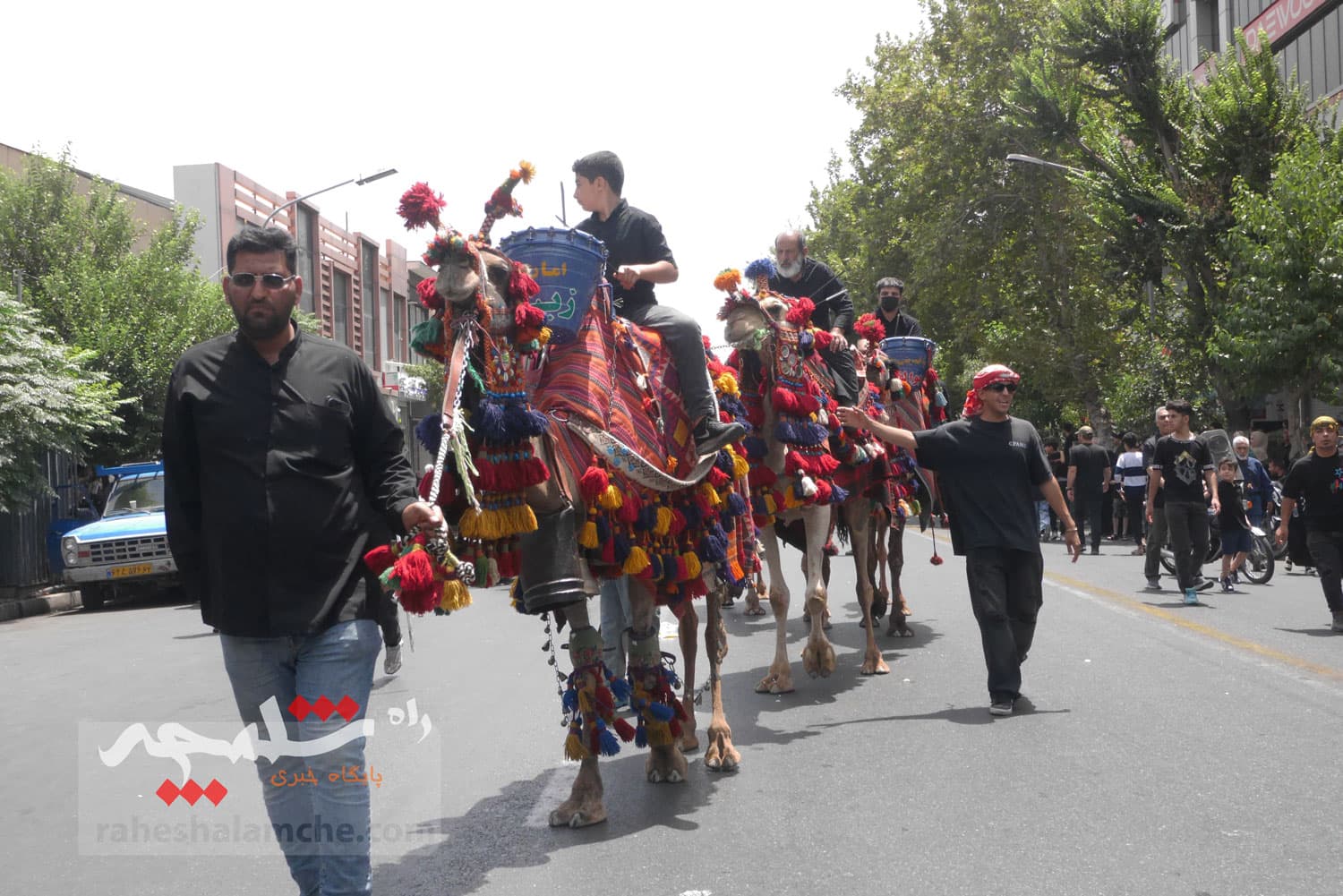 دسته عزادارای خاص در تهران +تصاویر — تصویر 27