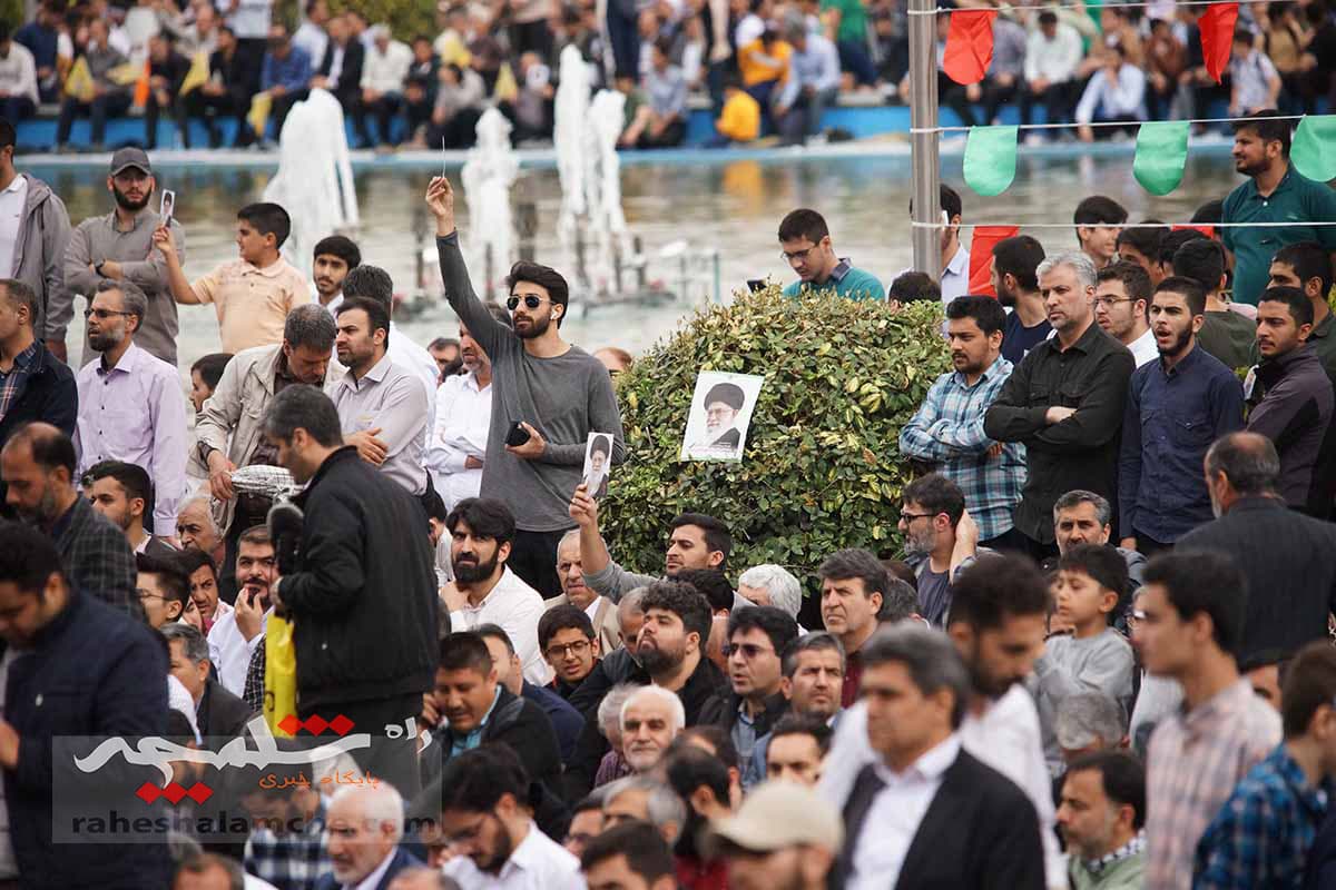 گزارش تصویری نماز عید فطر در مصلی امام خمینی(ره) تهران(2) — تصویر 36