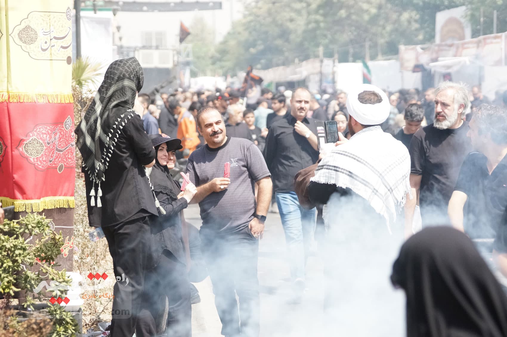 جاماندگان پیاده اربعین حسینی در تهران +تصاویر — تصویر 11