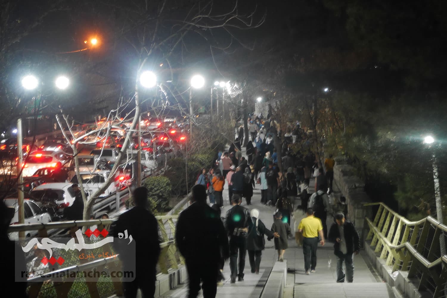 مراسم بزرگترین نورافشانی کشور در پل طبیعت برگزار شد +تصاویر — تصویر 49