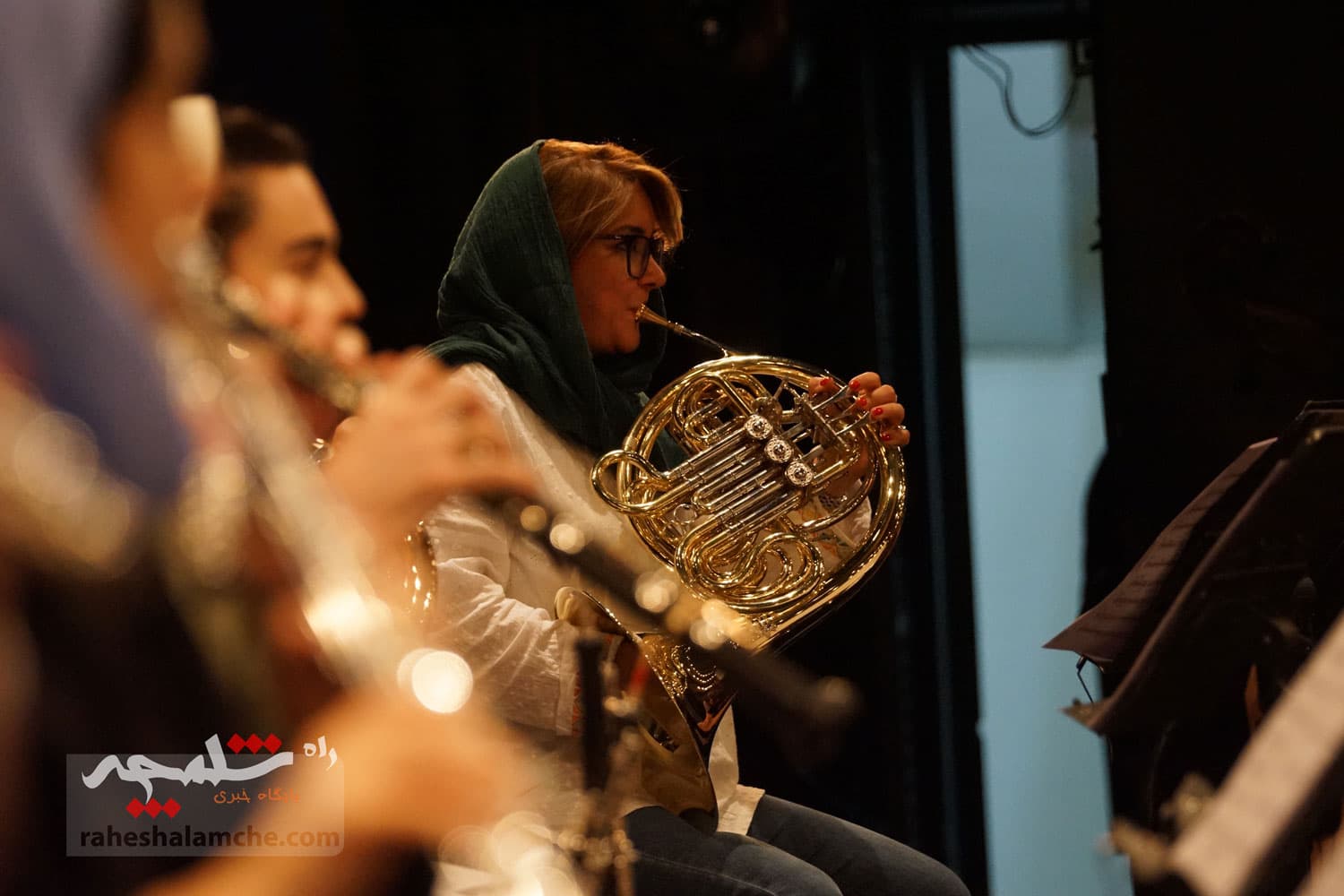 تمرین ارکستر سمفونیک در تالار وحدت تهران +تصاویر — تصویر 45